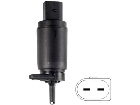 Bomba Partida A Frio / Para-Brisa 1 Saída - Bico Fino Gol G5/ Polo, Fox, Golf - Conector Específico