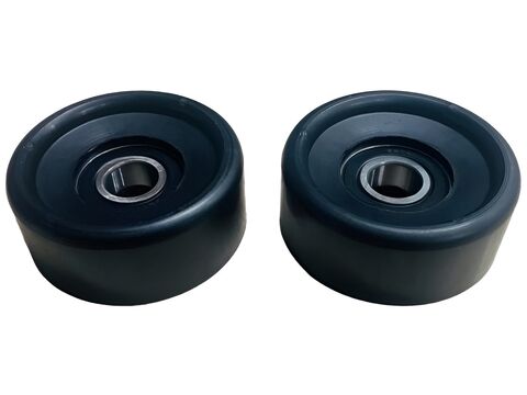 Polias Tensor Correia Alternador Gol, Santana AP Com Ar (Lisa/Lisa) - Em Nylon - Par