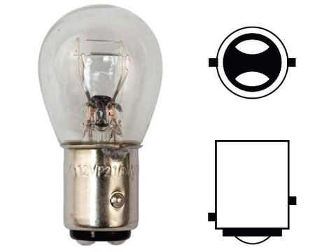 Lâmpada 1034 2 Polos 21/5W - 24V