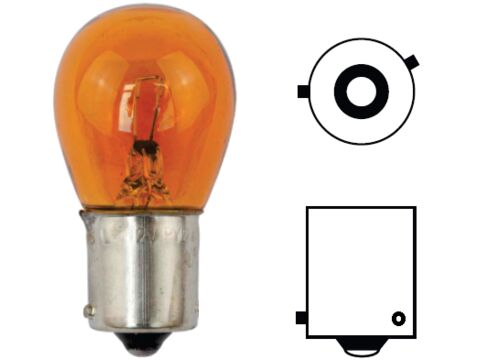 Lâmpada 1057 1 Polo 21W - 12V Âmbar Vectra "V"