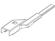 Palheta Flex 22/18" S10, Trailblazer 19/... Spin 23/... - 9255