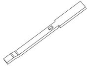Palheta Flex 26/16" Mobi e Strada 19/ Argo e Cronos 23/ Fiorino 21/ Fastback - 9314