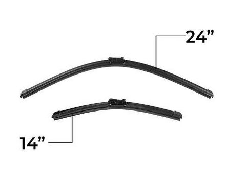 Palheta Flex 24/14" Onix, Tracker 20/... Fit, City 09/21