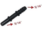 Conexão / Adaptador Reto 5/16" X 5/16" 1 Bico Liso / 1 Bico Corrugado